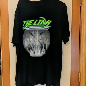 THE LINK Band World Tour Black T-Shirt Size 2XL